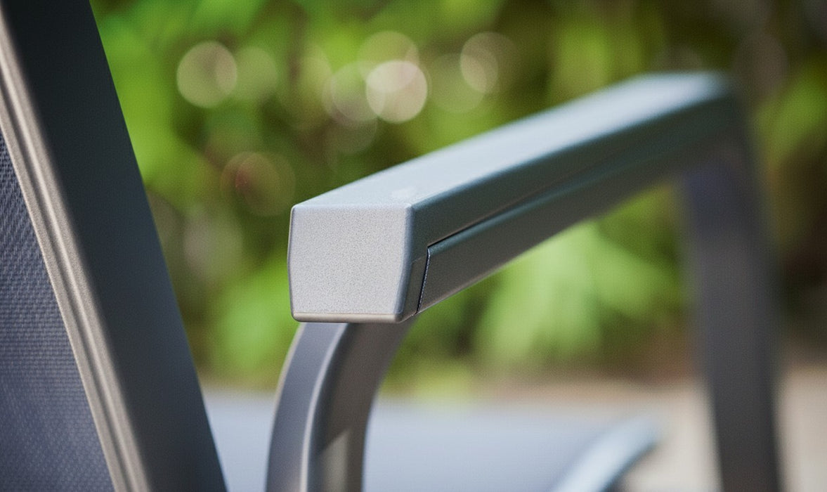 Basic Plus cool-touch armrest detail