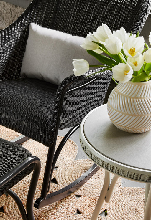 Lloyd Flanders All Seasons porch rocker in Charcoal