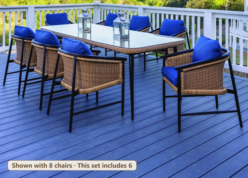 Lloyd Flanders Galloway 7-Piece Dining Set