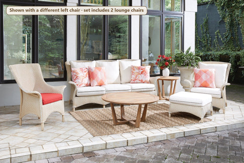 Lloyd Flanders Mandalay 4-Piece Seating Set with Ottoman