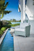 Visions Lounge Chair on a patio