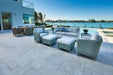 Visions Ottoman on a patio