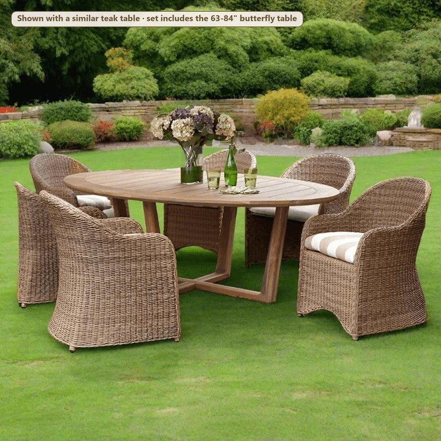 Tobago 7-Piece Teak Dining Set