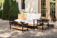 Lloyd Flanders Low Country 49" Rectangular Cocktail Table in Natural Finish