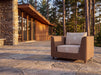 Woodard Mingle Lounge Chair, shown in a Woodard outdoor setting (some pieces shown are sold separately)