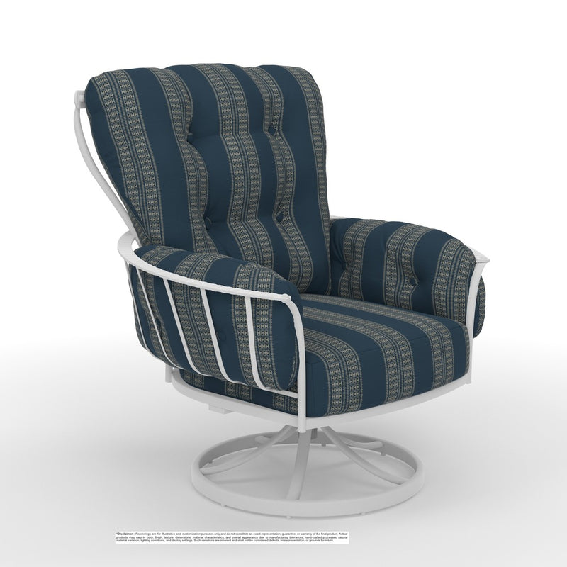OW Lee Monterra chair in Velvet White finish with Ledger Heron fabric