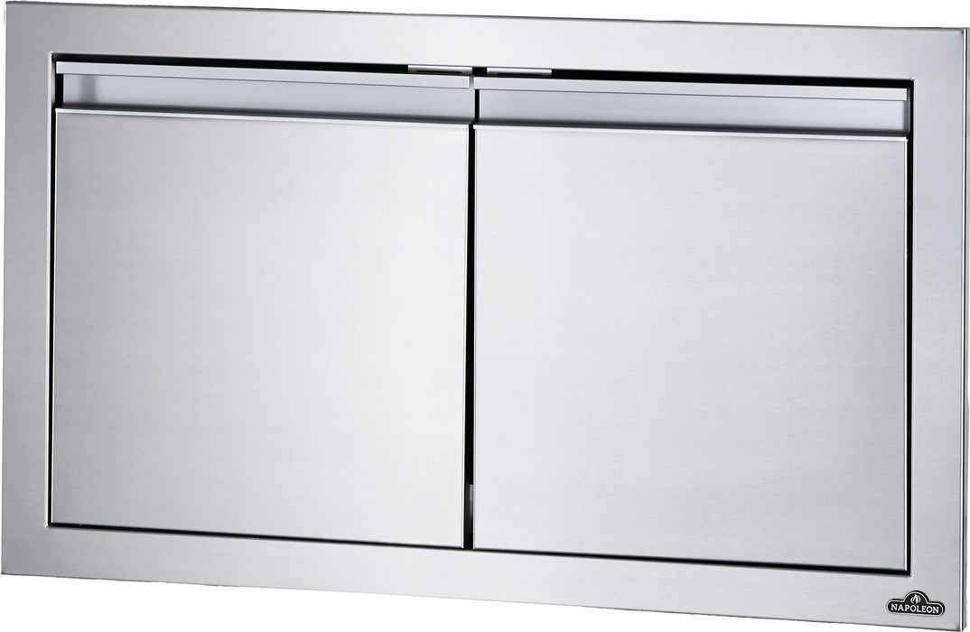 Napoleon 30 x 16 inch stainless double door, angled