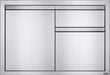 Napoleon 36 x 24 inch single door and double drawer, front
