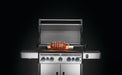 Napoleon heavy-duty rotisserie kit turning a roast on a Rogue grill