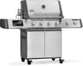 Napoleon Prestige PRO 500 smart gas grill, angled view
