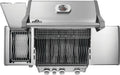 Rogue PRO 425 from above with the SIZZLE ZONE side burner open