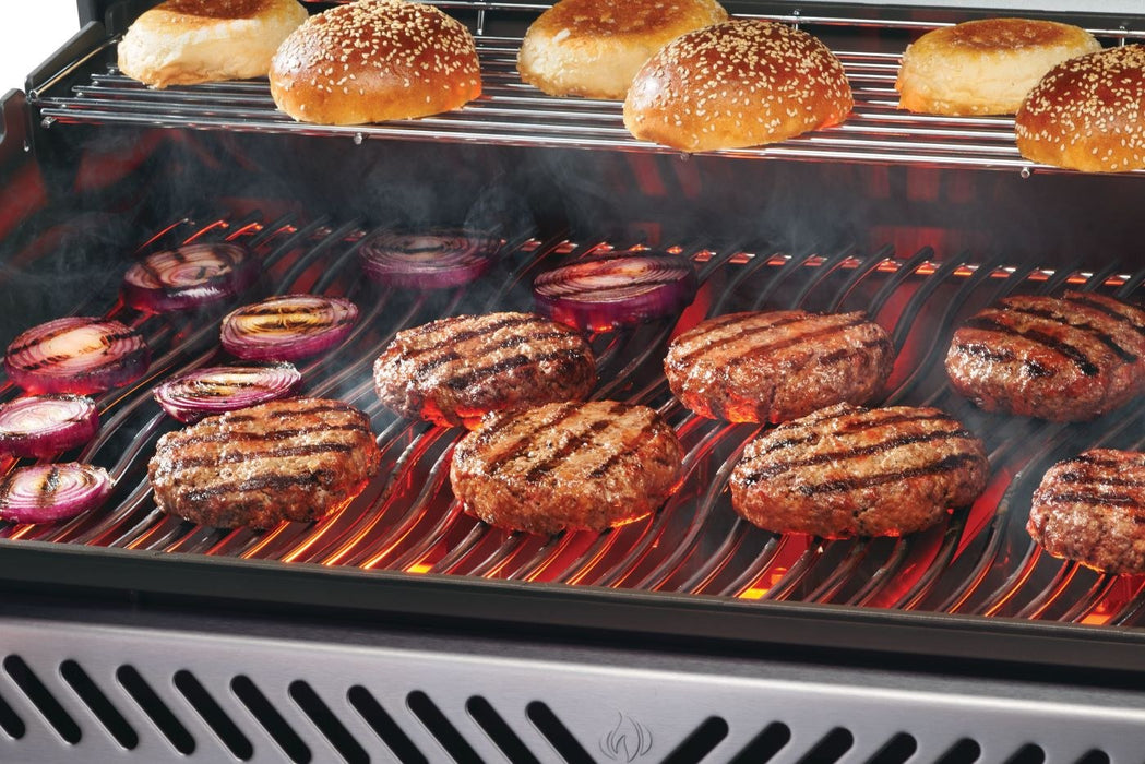 Burgers, onions and buns on the Rogue PRO 625