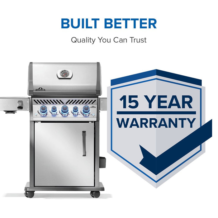 Rogue PRO-S 425 backed by the Napoleon 15-year warranty