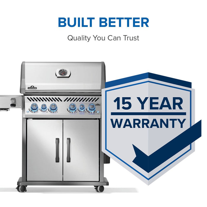 Rogue PRO-S 525 backed by the Napoleon 15-year warranty