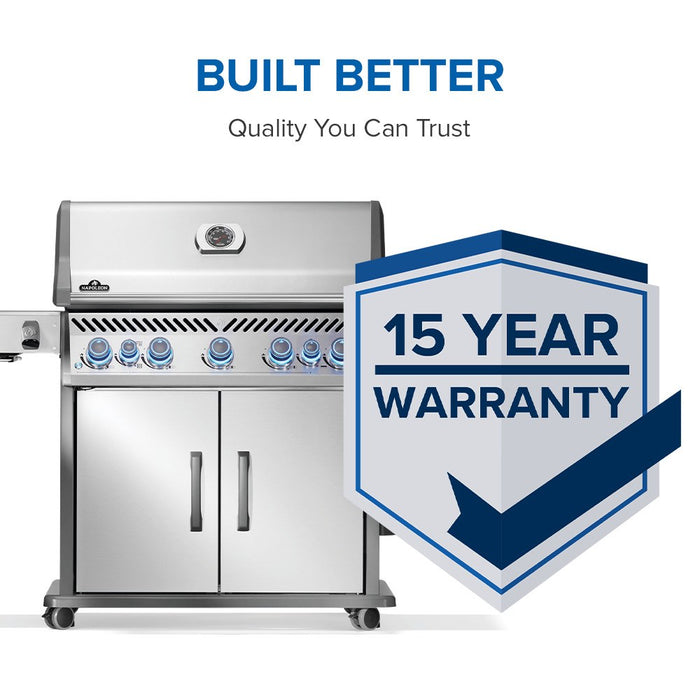 Rogue PRO-S 625 backed by the Napoleon 15-year warranty