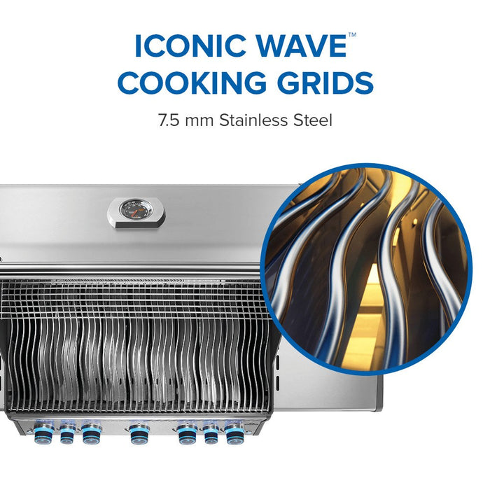 Iconic Wave cooking grids, 7.5 mm stainless steel