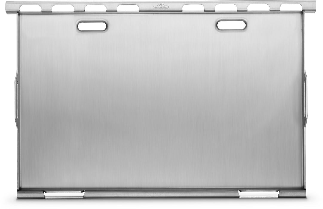 Napoleon stainless steel griddle insert 56094, top view