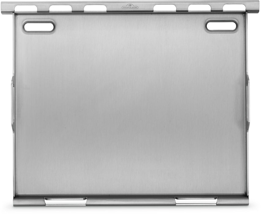 Napoleon stainless steel griddle insert 56093, top view