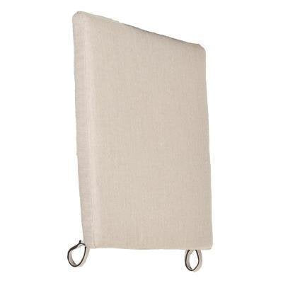A representative OW Lee tie-on back cushion, shown in a sample fabric (the Aris cushion is cut to fit its chair)