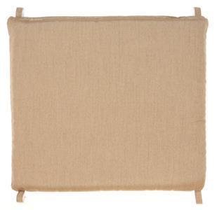 OW Lee classico dining arm chair and stool back cushion, shown in a sample fabric