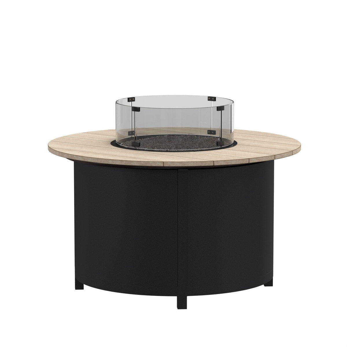 44" Rd. Chat Height Oceanside Aluminum Fire Pit