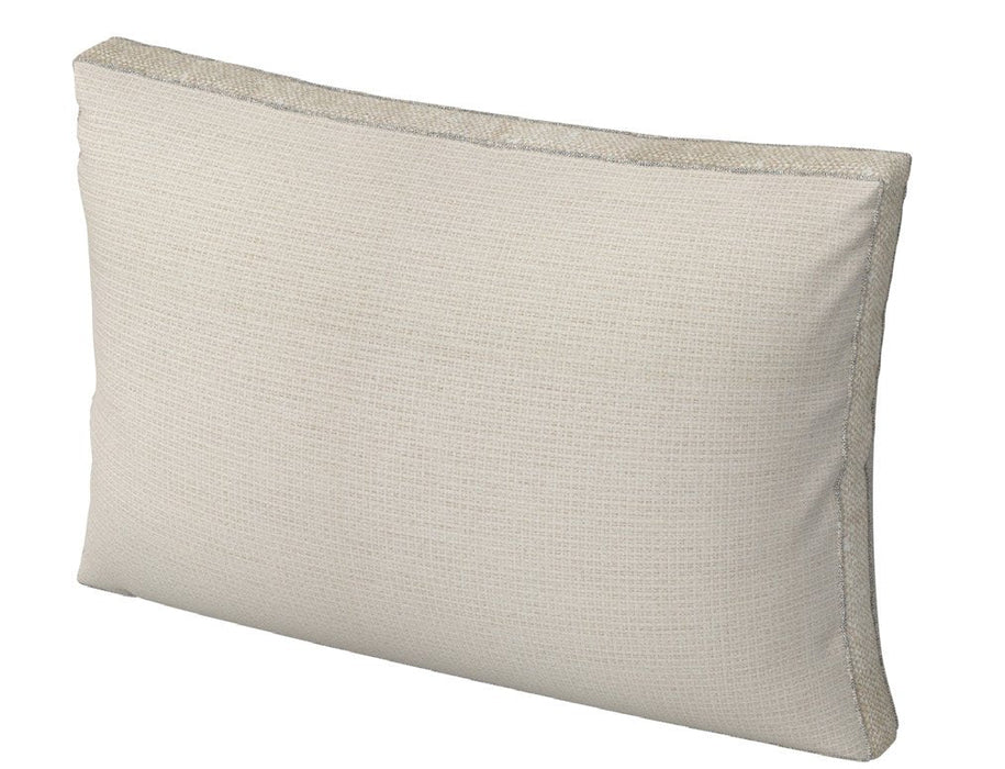 OW Lee boxed pillow: main fabric, accent fabric boxing and welt or cording