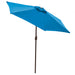 Panama Jack 9 ft crank umbrella, blue canopy