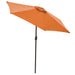 Panama Jack 9 ft crank umbrella, orange canopy