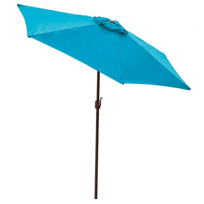 Panama Jack 9 ft crank umbrella, teal canopy