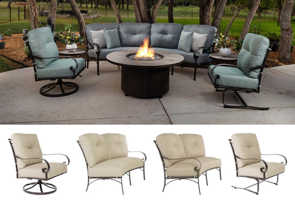 OW Lee Pasadera 4-Piece Fire Pit Seating Set