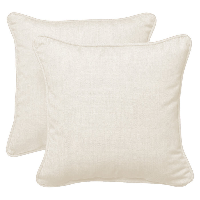 Pelican Reef 18 x 18 in. throw pillows, set of 2, with welted edges