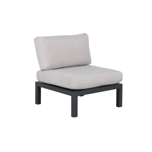 Kettler Elba Aluminum Armless Lounge Chair With Cushion