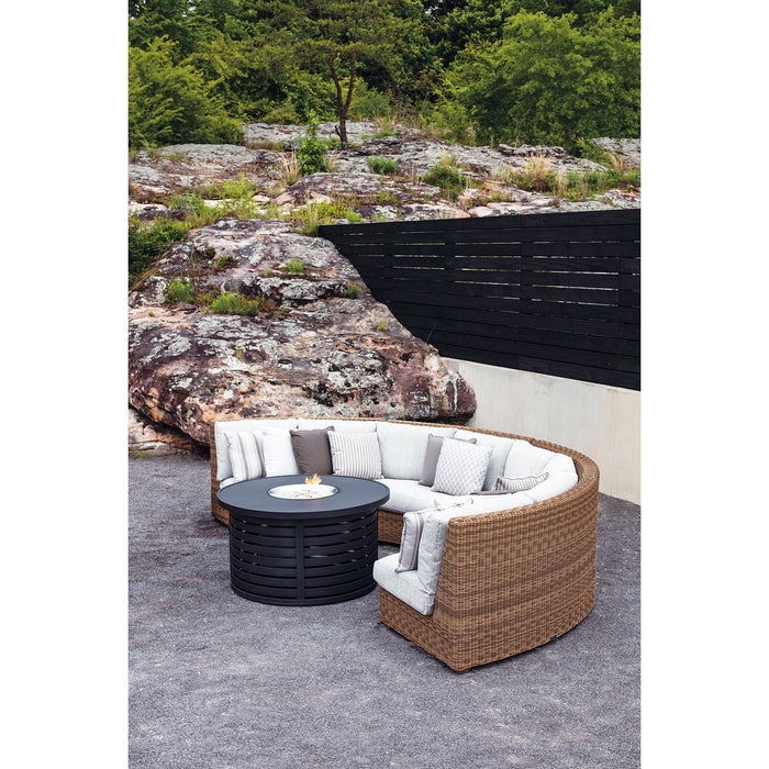 Lane Venture Oasis Curved Armless Loveseat