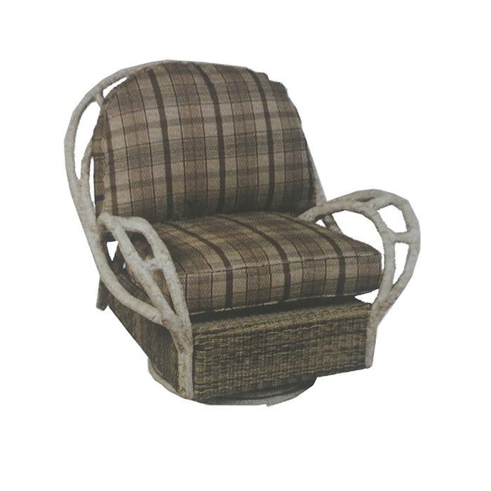 Woodard River Run Butterfly Swivel Lounge Chair