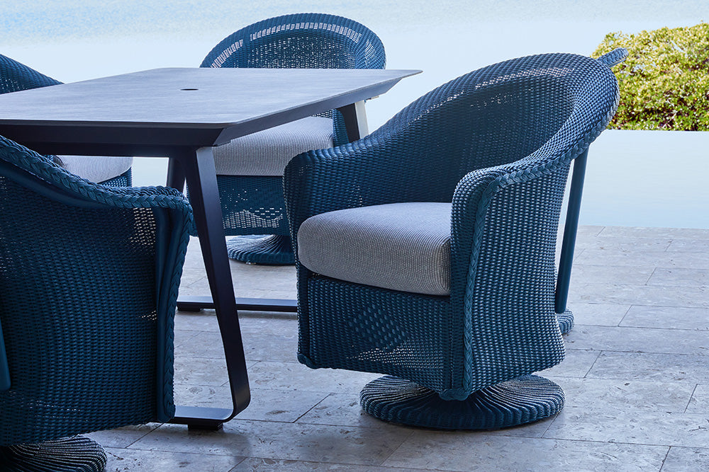 Lloyd Flanders Reflections Swivel Rocker Dining Armchair