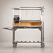 Tagwood BBQ03SS Santa Maria wood-fire grill in 304 stainless steel, side view