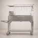 Tagwood BBQ23SS XL Santa Maria wood-fire grill in 304 stainless steel, side view