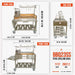 BBQ23SS dimensions: 68.5 in wide, 33 in deep; 1,117 sq in of cooking area