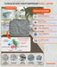 Tagwood PRO cover features: water resistant, breathable, UV protection