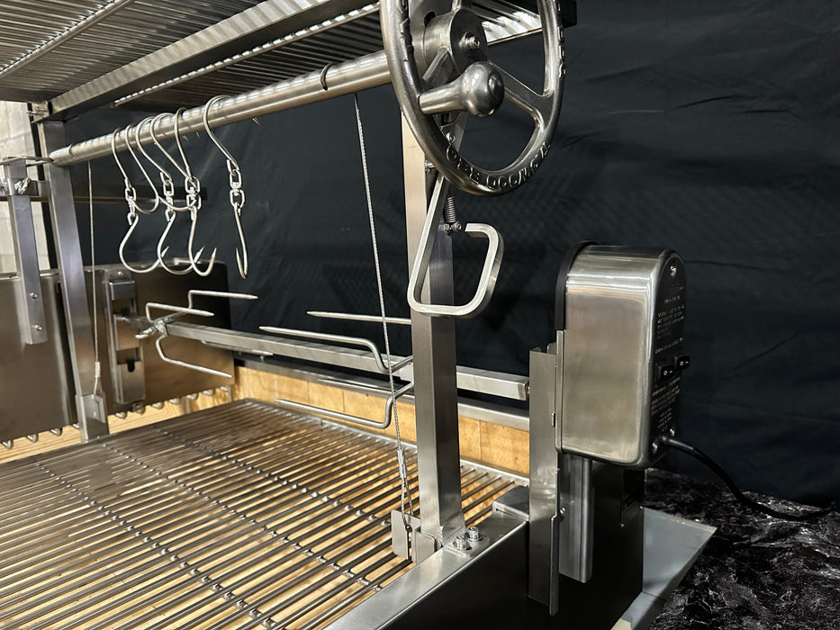Tagwood rotisserie motor and bracket detail