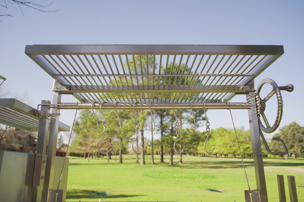 Roof grill mounted above a Tagwood grill