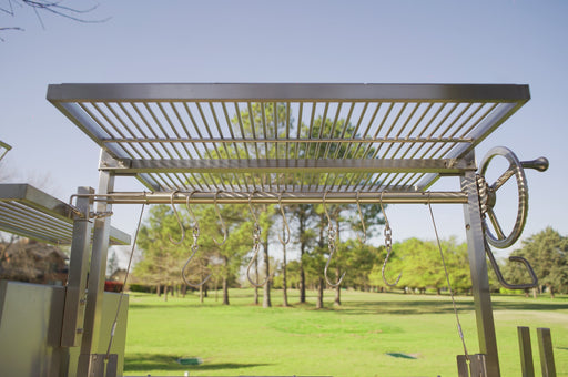 Roof grill mounted above a Tagwood grill