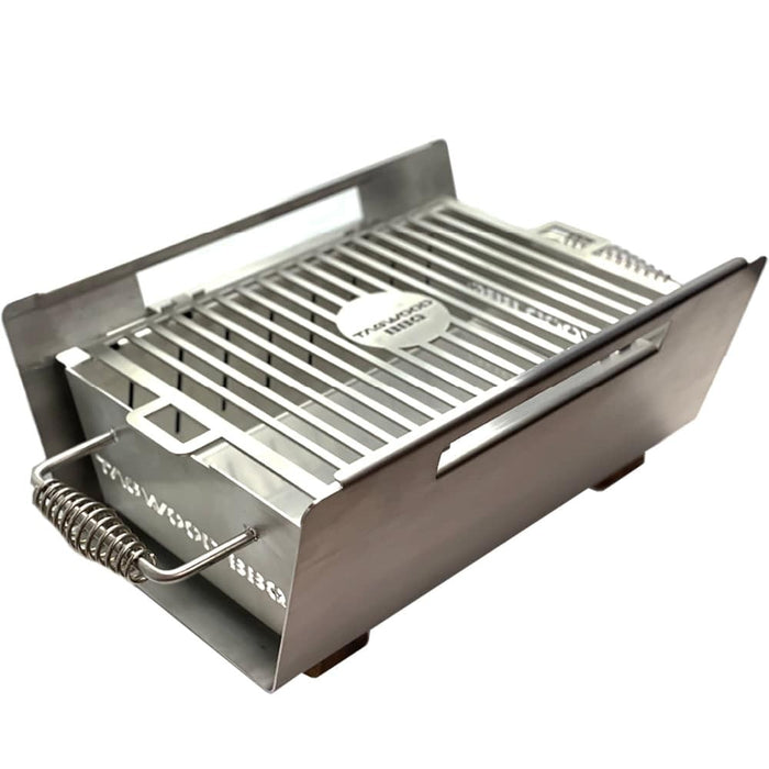 Tagwood warming brazier, angled view