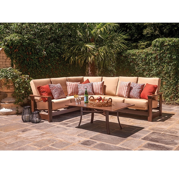 Telescope Casual Leeward Cushion Deep Seat Corner Fixed Sectional