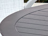 Telescope Casual Slat MGP tabletop close-up showing the slat pattern