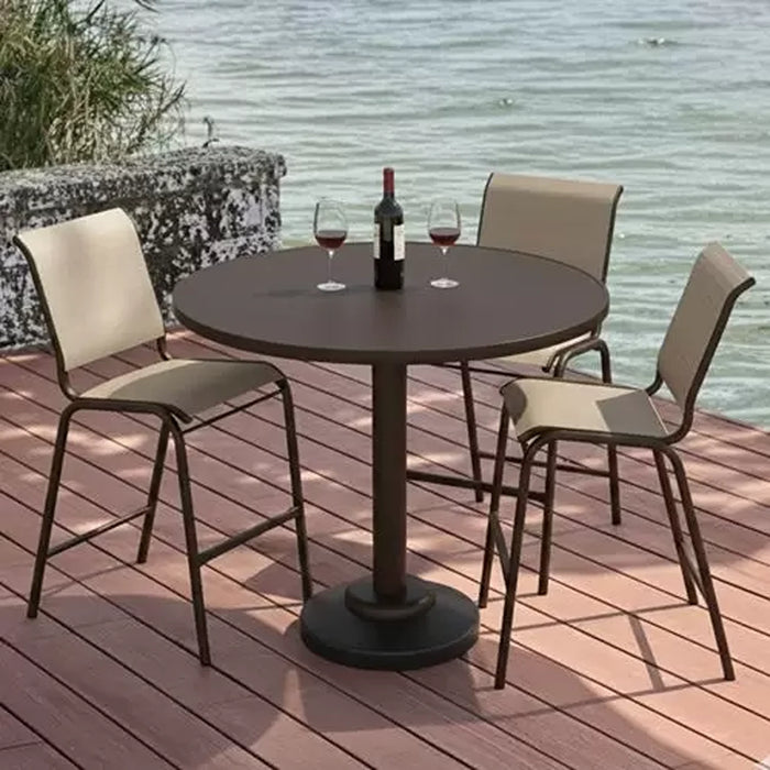 Telescope Casual Origins Balcony Height 120-Pound Pedestal Table With 54" Round Origins Table Top