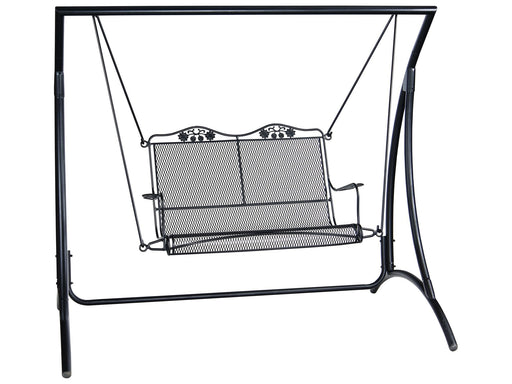 Woodard Briarwood Swing on the optional swing stand