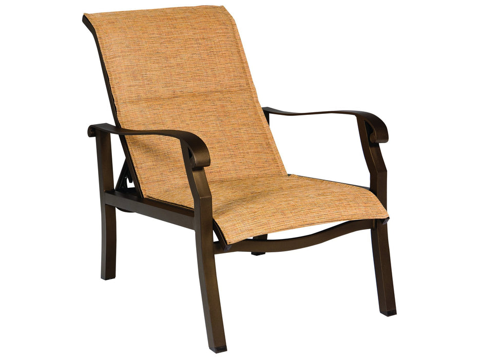 Woodard Cortland Padded Sling Adjustable Lounge Chair