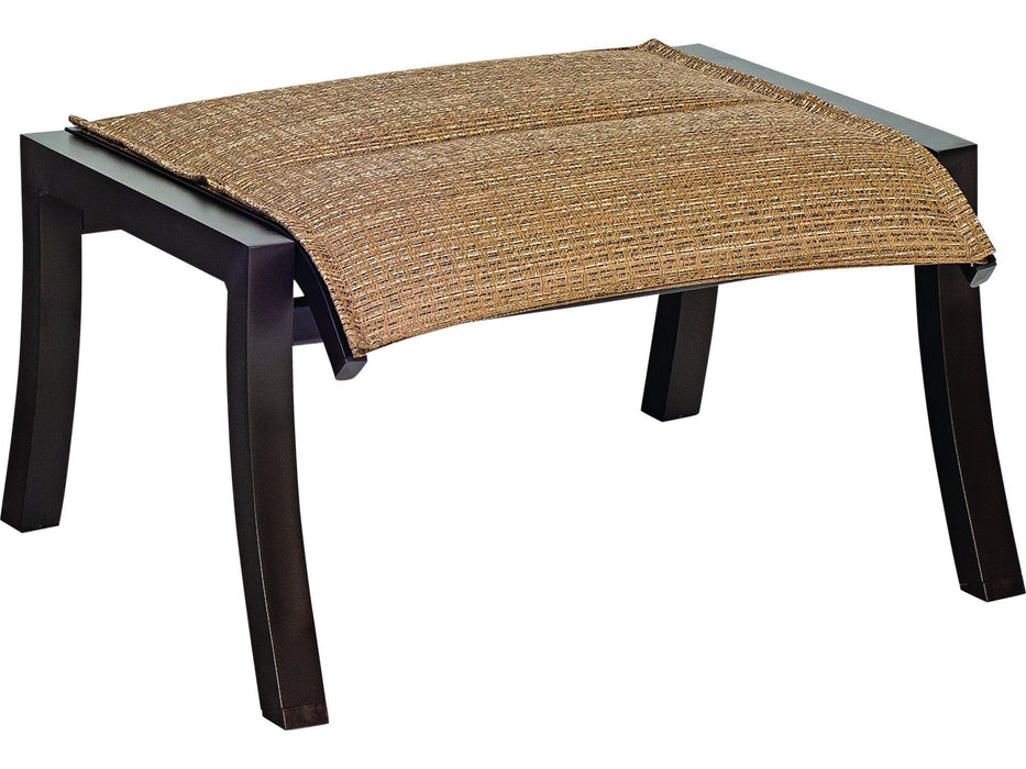 Woodard Cortland Padded Sling Ottoman