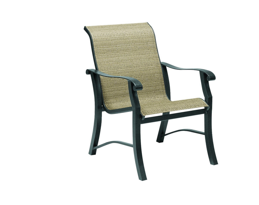 Woodard Cortland Sling Dining Arm Chair